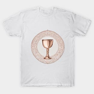 Chalice Rose Gold Shadow Silhouette Anime Style Collection No. 333 T-Shirt